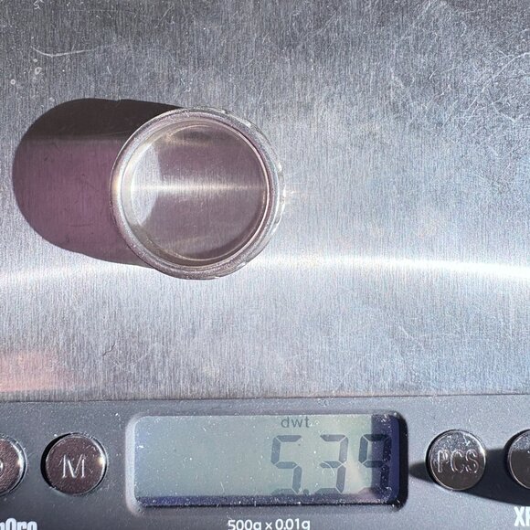 VTG Solid Sterling Silver 925 Celtic Knot Spinner Band Ring Size 9.25 - Picture 8 of 8